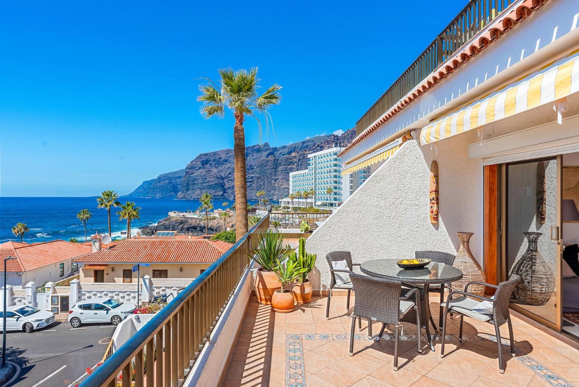 Home With Stunning View By Dream Homes Tenerife Puerto de Santiago  Ngoại thất bức ảnh